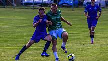 Baráž o I. A třídu, odveta: FK Svéradice (zelení) - TJ Sokol Malesice 1:2 (1:0).