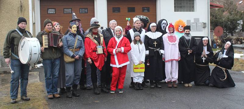 Masopustní průvod v Tedražicích 2017