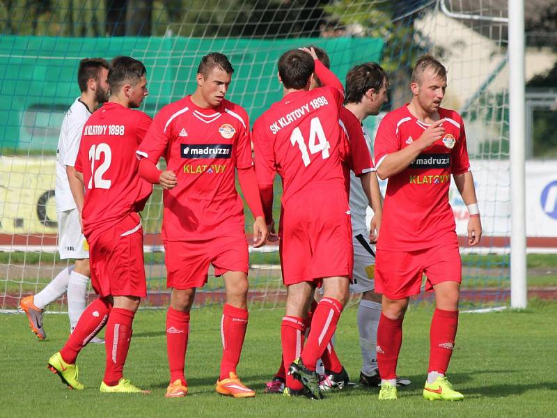 Předkolo MOL Cupu 2016/2017: Sušice (bílé dresy) - Klatovy 0:5