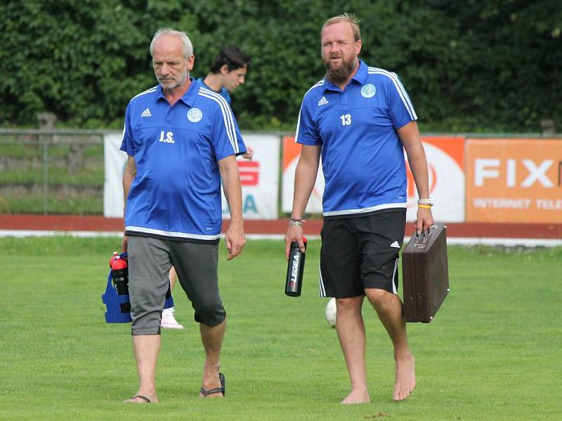 Předkolo MOL Cupu 2016/2017: Sušice (bílé dresy) - Klatovy 0:5