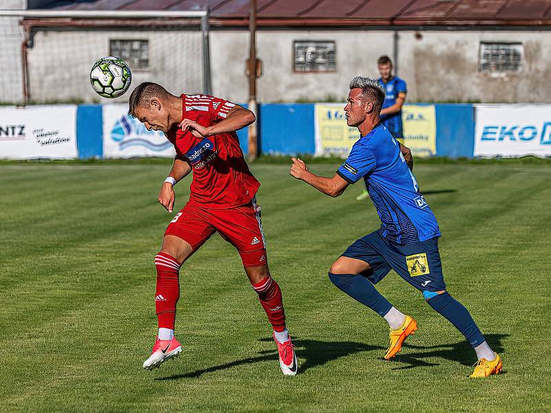 Letní příprava: SK Klatovy 1898 - TJ Jiskra Domažlice (modří) 0:5.