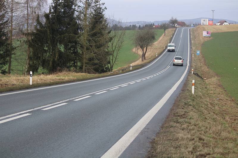 Silnice Sobětice - Mochtín.