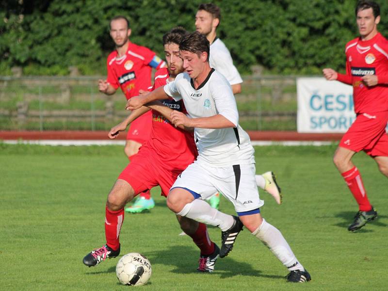 Předkolo MOL Cupu 2016/2017: Sušice (bílé dresy) - Klatovy 0:5