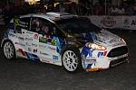 Cíl 53. Rallye Šumava Klatovy na náměstí Míru v Klatovech