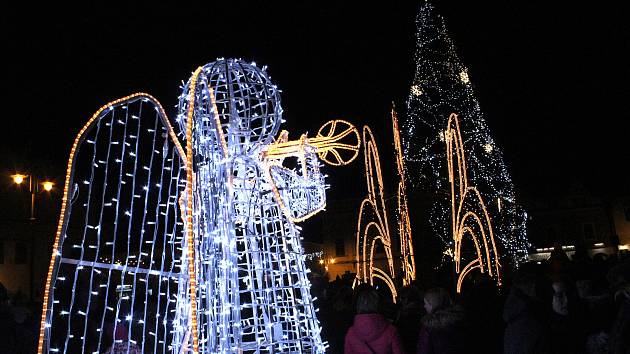 Rozsvícení vánočního stromu v Sušici