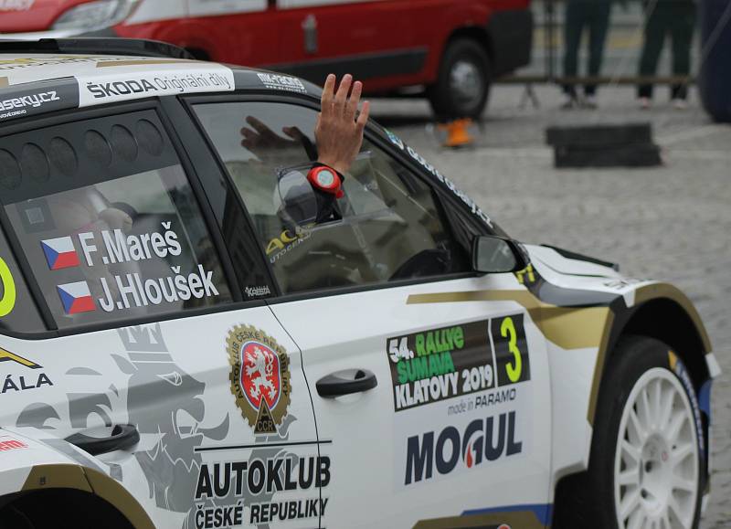 54. Rallye Šumava Klatovy - start Klatovy.