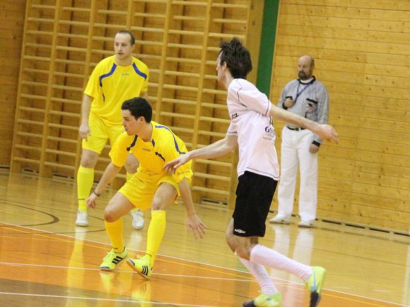 Celostátní liga ve futsalu Trivel Klatovy (ž) - Sádek 2:2.