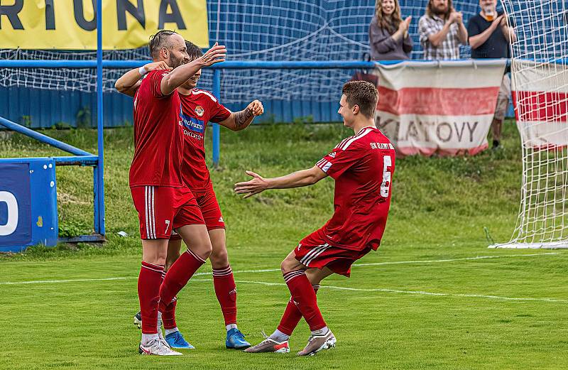 28. kolo FORTUNA divize A: SK Klatovy 1898 - Sokol Lom 3:0 (1:0).