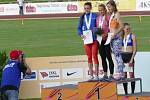 Martina Štychová z Klatov získala bronzovou medaili v běhu na 100 m na mistrovství ČR 2016 v Táboře