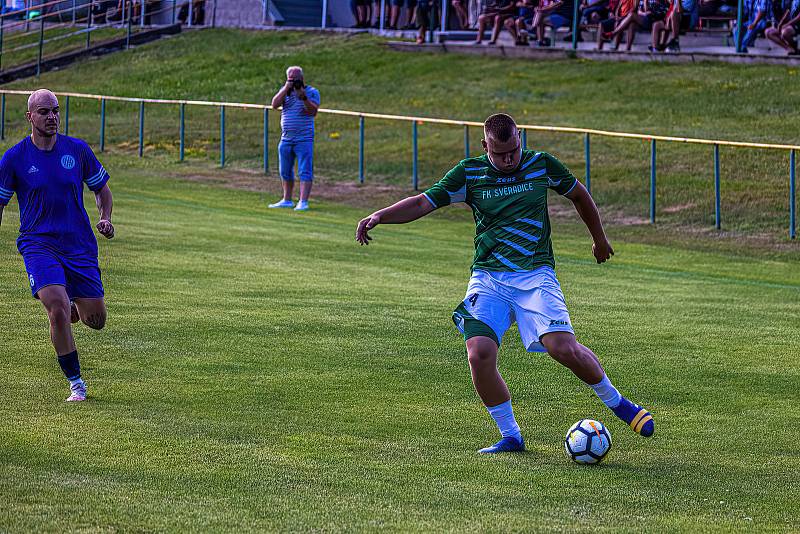 Baráž o I. A třídu, odveta: FK Svéradice (zelení) - TJ Sokol Malesice 1:2 (1:0).