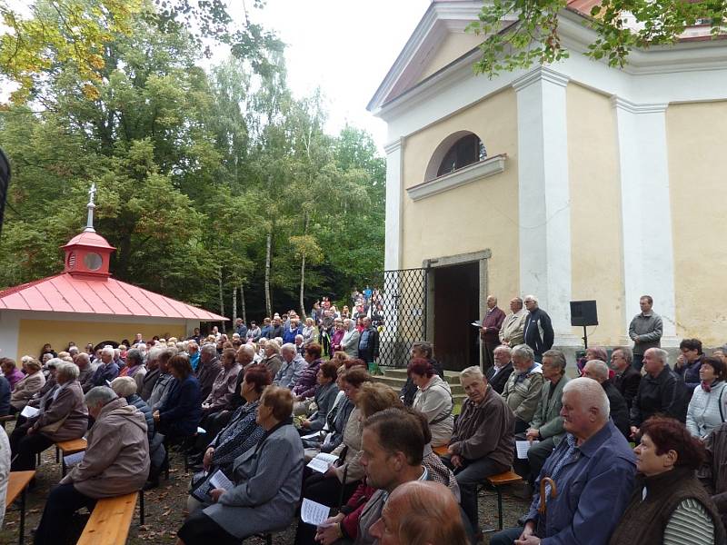 Pouť u Dobré Vody u Pocinovic. Foto: Martina Matějková