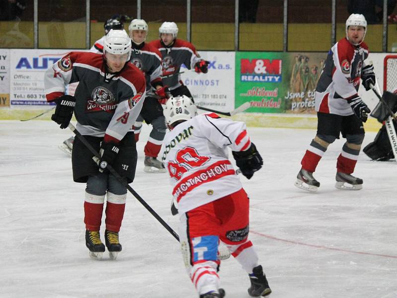 Krajská soutěž: HC Bidlo Malá Víska (šedé dresy) - HC Tachov 2:2