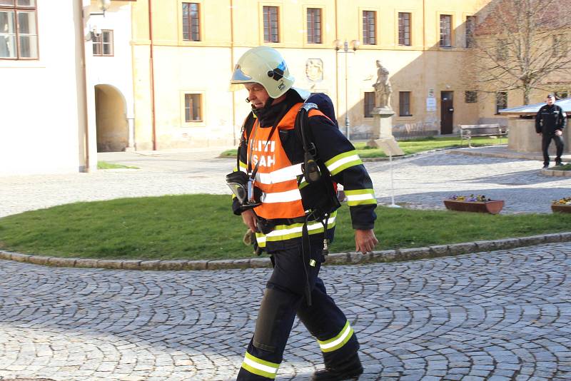 V městském muzeu a zámku Horažďovice se konalo taktické cvičení