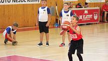Krajské kvalifikační kolo Junior NBA 2018 v Klatovech: ZŠ Švihov (červené dresy) - ZŠ Mrákov