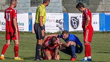 Letní příprava: SK Klatovy 1898 - TJ Jiskra Domažlice (modří) 0:5.