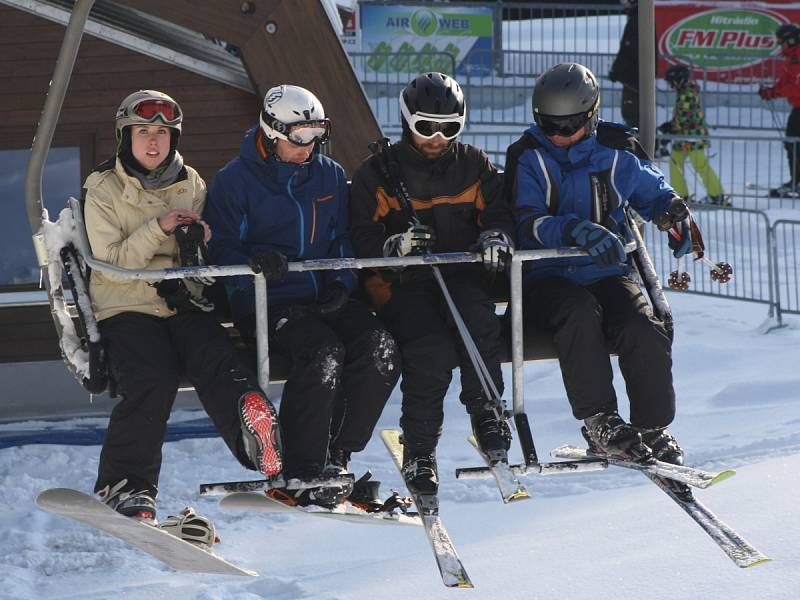 Zahájení lyžařské sezony na Šumavě. Ski areál Špičák 8. 12. 12