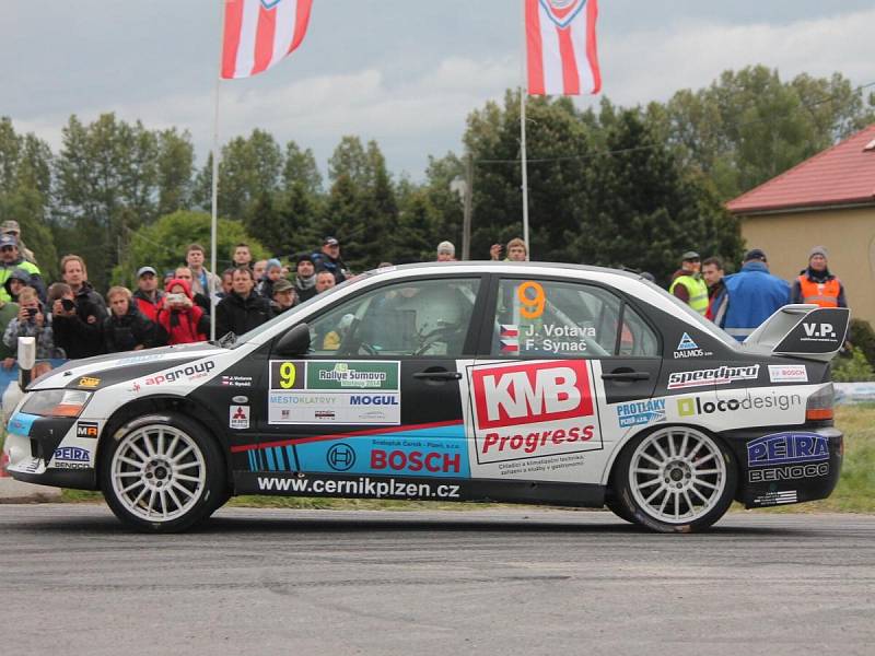 Jako první absolvovaly posádky 49. Rallye Šumava Klatovy tradiční Klatovský okruh.