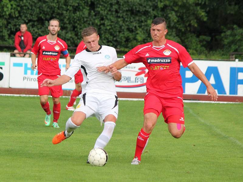 Předkolo MOL Cupu 2016/2017: Sušice (bílé dresy) - Klatovy 0:5