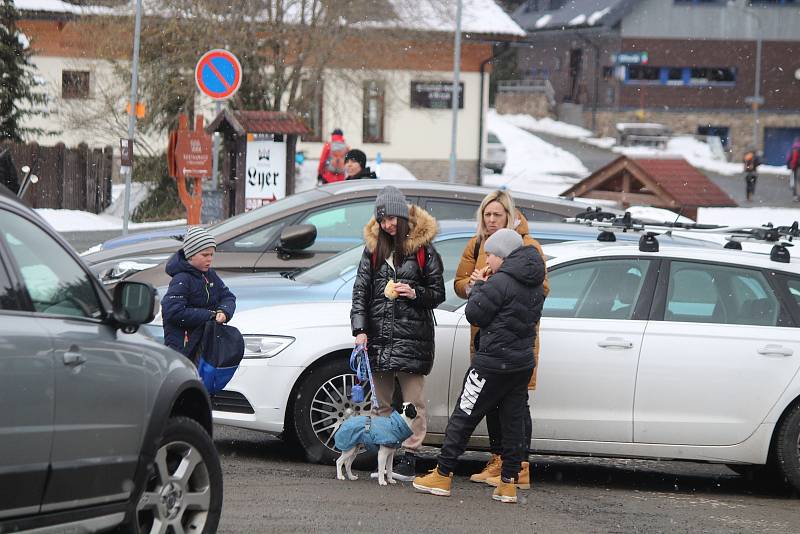 Šumava první víkend po rozvolnění a otevření okresů.