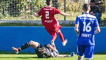 Fotbalisté divizních Klatov remizovali v 11. kole soutěže na hřišti Soběslavi 2:2, i když po prvním poločase vedli o dvě branky.