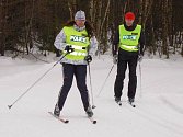 Policisté na Šumavě vyrazili na kontrolu lyžařských stop