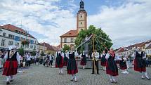 Folklorní vystoupení v Sušici.