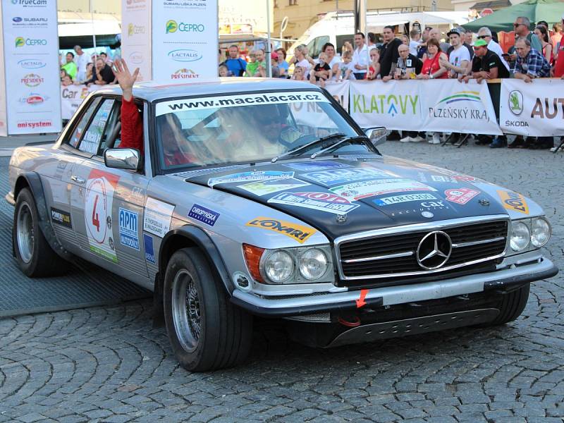 Cíl Historic Vltava Rallye 2018