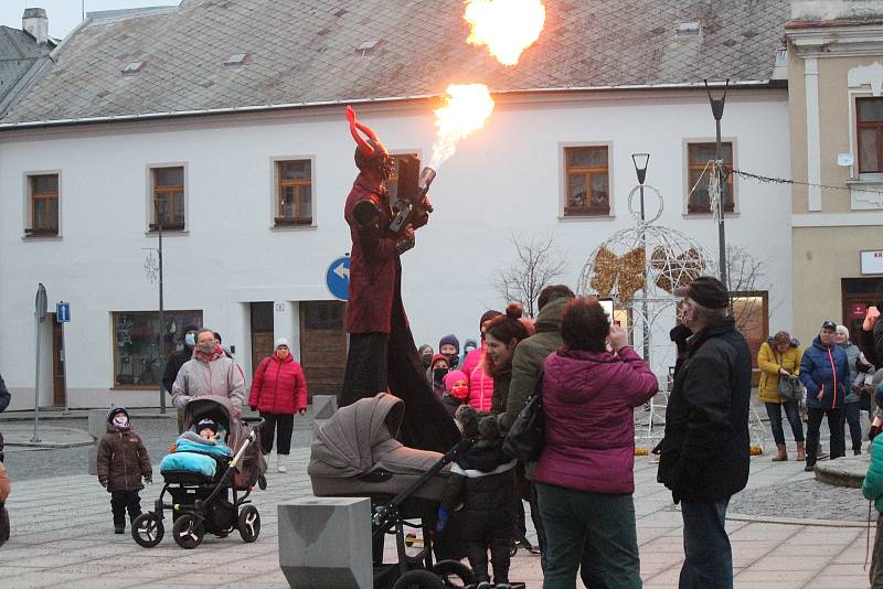 Kejklíři v Horažďovicích.