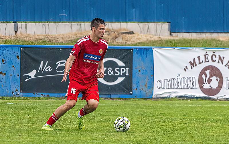 28. kolo FORTUNA divize A: SK Klatovy 1898 - Sokol Lom 3:0 (1:0).