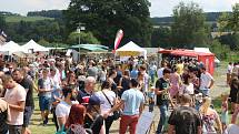 Street food festival na hradě ve Švihově.