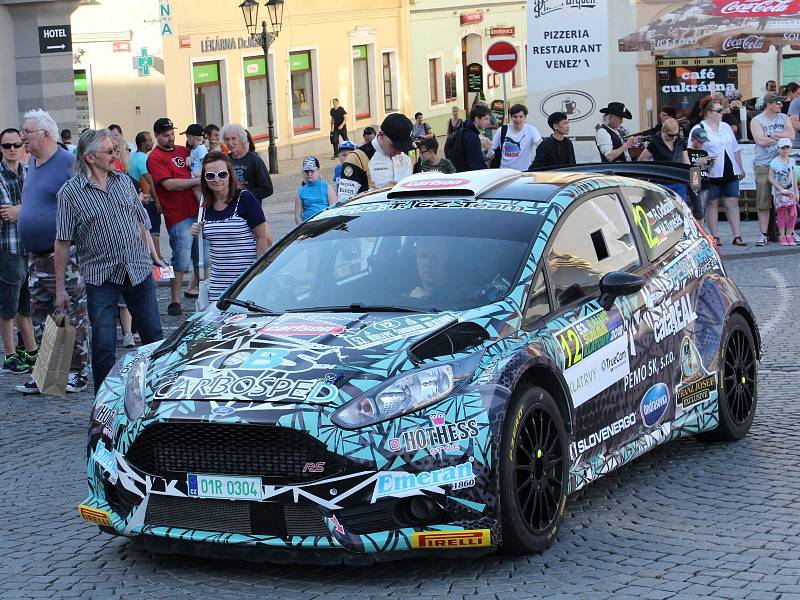 Start 53. Rallye Šumava Klatovy