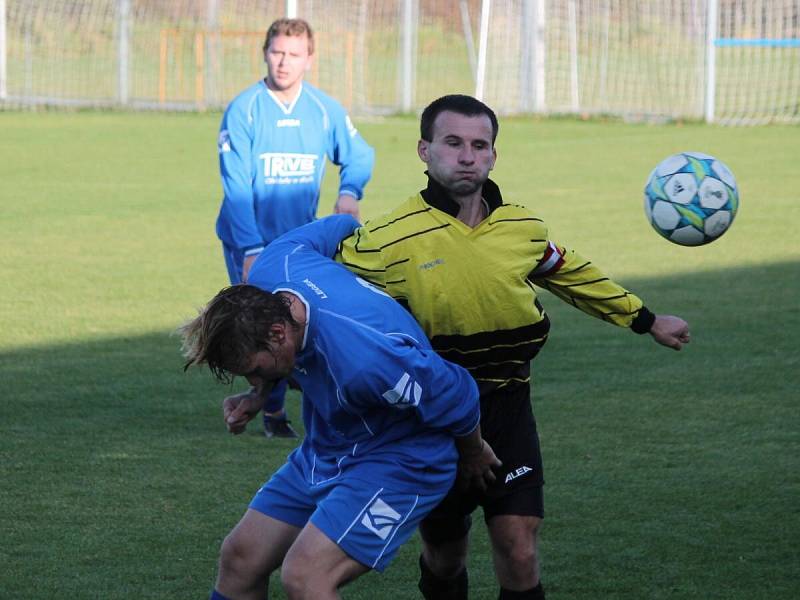 III. třída Strážov B - Velké Hydčice 1:2.