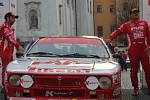 Předstartovní show 48. Rallye Šumava Klatovy a 22. Historic Vltava Rallye. 