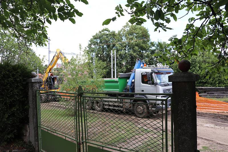 Rekonstrukce železniční stanice Pačejov-nádraží a trati v okolí.