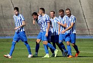 FK Okula Nýrsko (hráči áčka na archivním snímku) ovládl okresní kolo ankety Deníku o nejoblíbenější fotbalový klub roku 2023. 