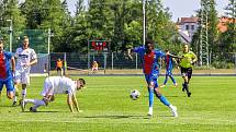 Přátelské utkání: FC Viktoria Plzeň - SK Klatovy 1898 (bílé dresy).