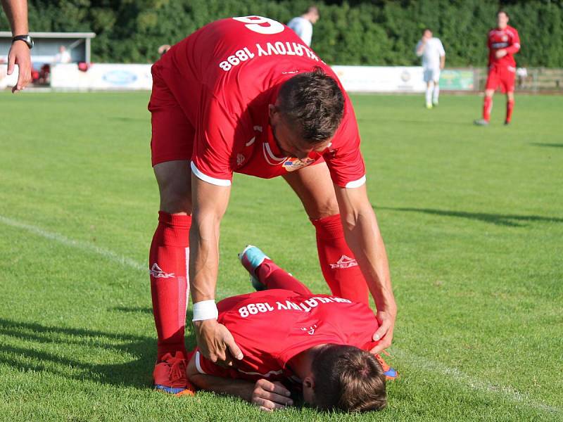 Předkolo MOL Cupu 2016/2017: Sušice (bílé dresy) - Klatovy 0:5