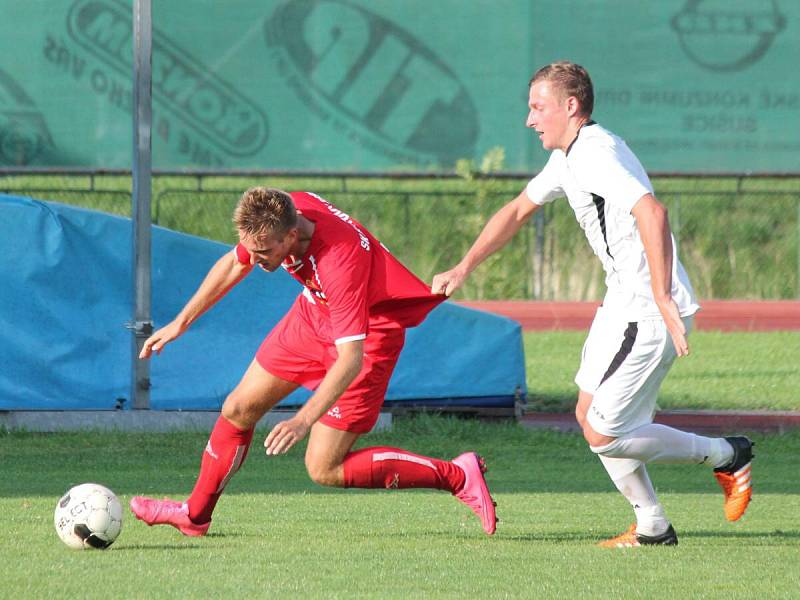 Předkolo MOL Cupu 2016/2017: Sušice (bílé dresy) - Klatovy 0:5