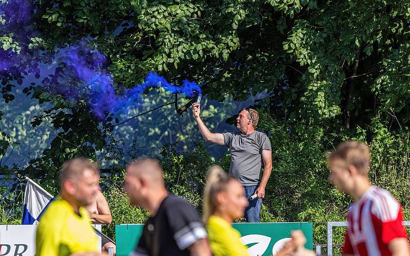 29. kolo I. A třídy: TJ Sušice (modří) - TJ Start Luby 6:1 (3:1).