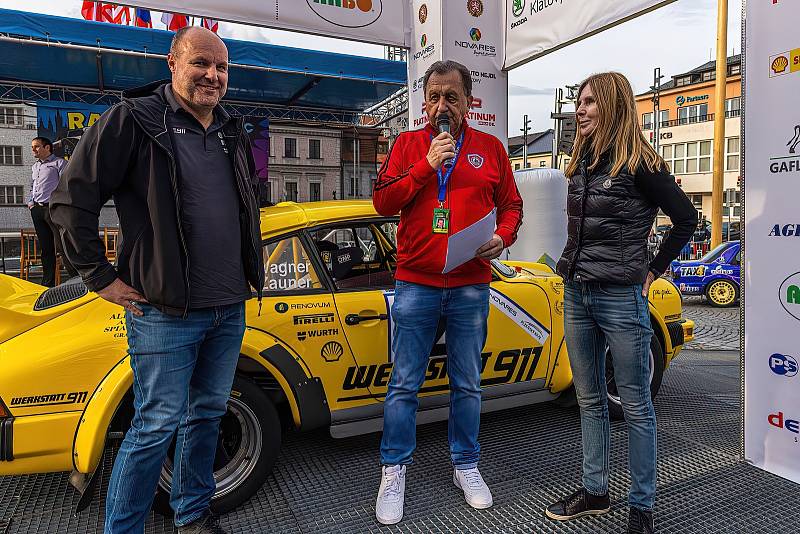 Zahájení 56. Rallye Šumava Klatovy.