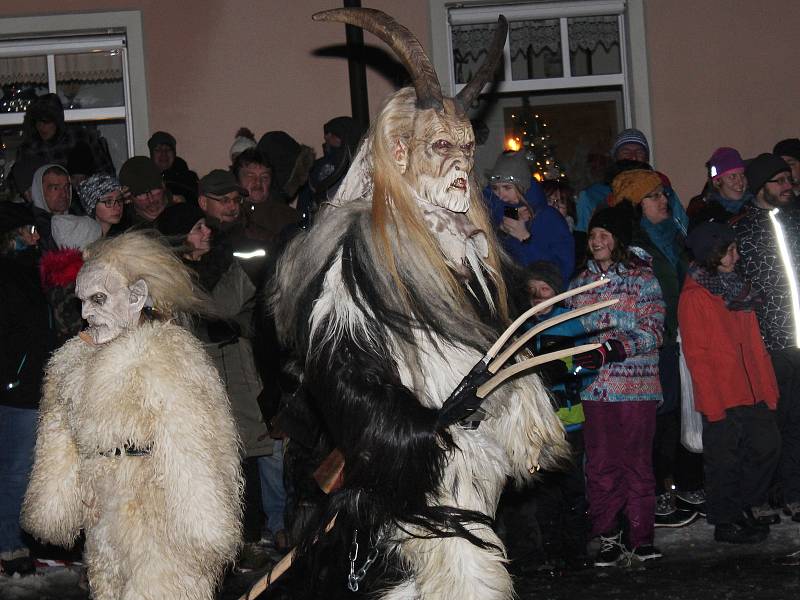 Rauhnacht v Bavorské Železné Rudě.