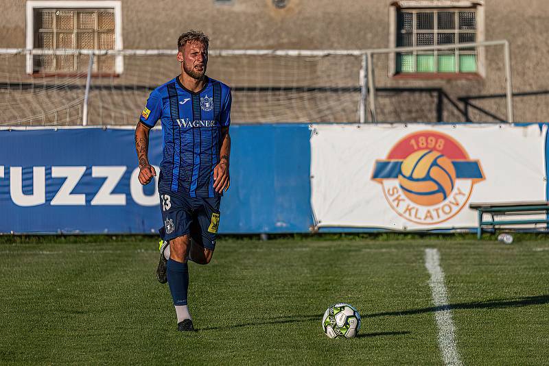 Letní příprava: SK Klatovy 1898 - TJ Jiskra Domažlice (modří) 0:5.