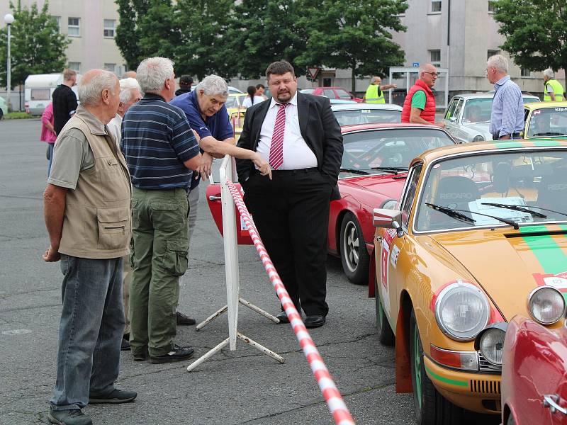 Rallye Wiesbaden 2018: pauza na oběd v Klatovech