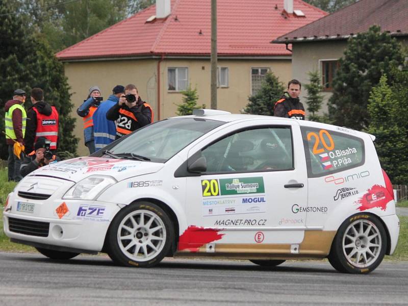 Jako první absolvovaly posádky 49. Rallye Šumava Klatovy tradiční Klatovský okruh.