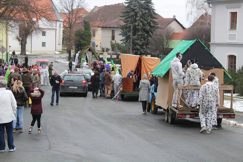 Masopustní průvod v Chudenicích.