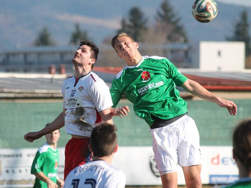 Divize: Klatovy (v bílém) - Český Krumlov 1:0.