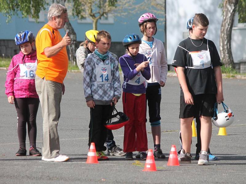 Okresní soutěž mladých cyklistů v Klatovech