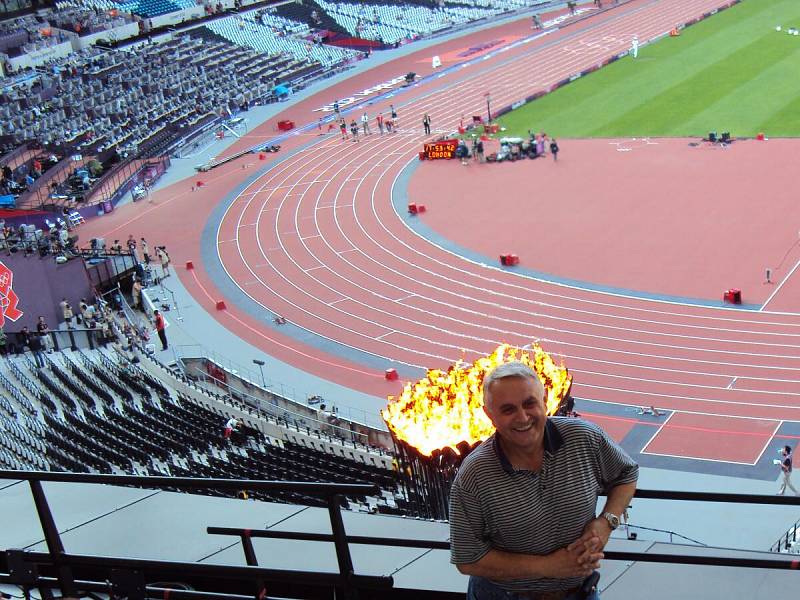 Zdeněk Vítek z Klatov navštívil letní olympijské hry v Londýně.