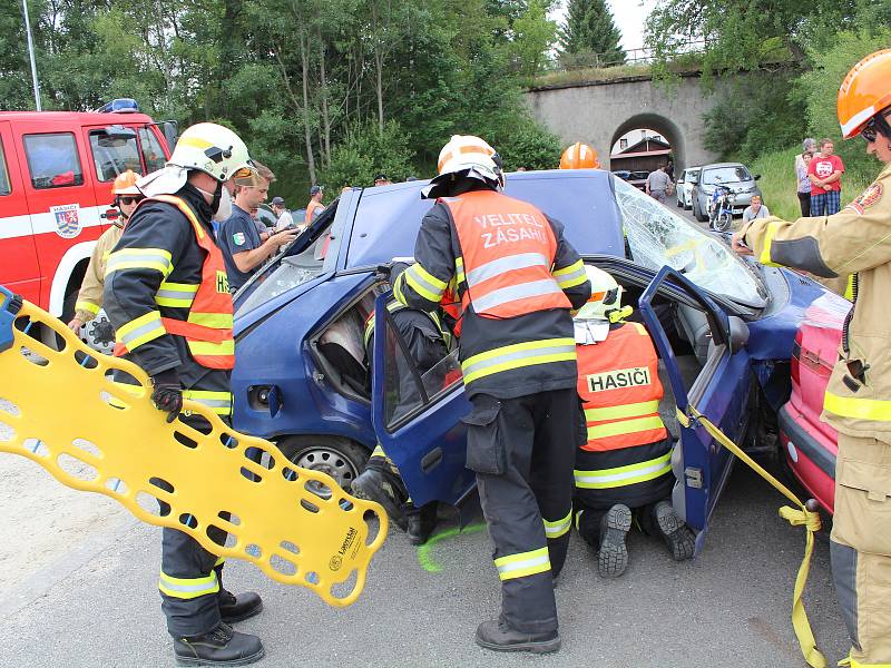 Soutěž ve vyprošťování v Železné Rudě 2017