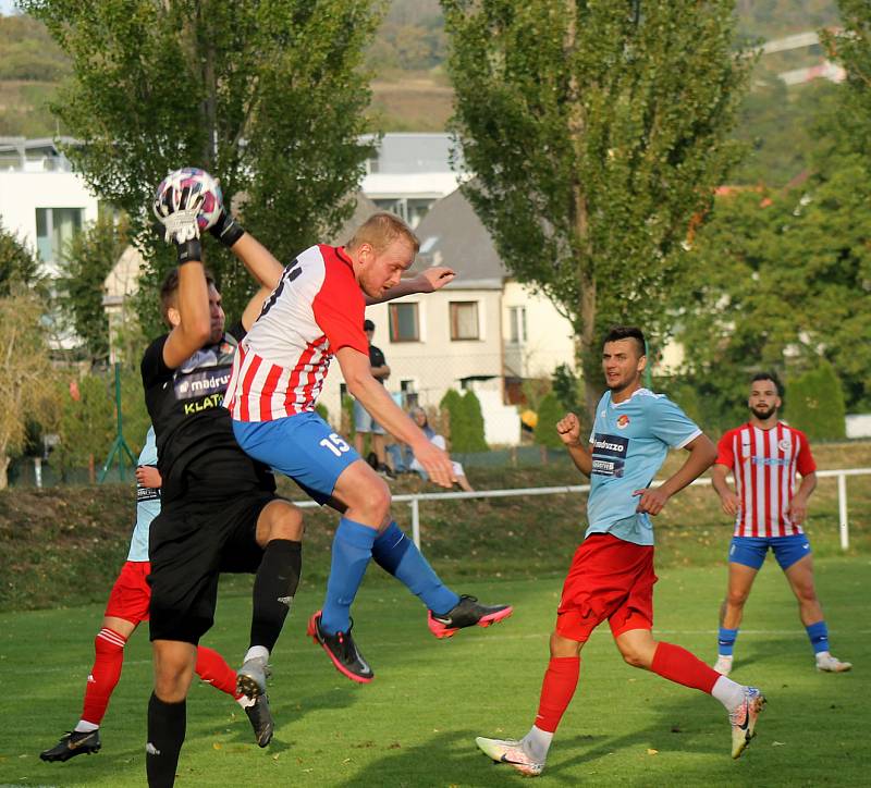 ČLU Beroun vs. Klatovy (v modrém).